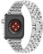 Oumida Métal Bracelet avec Diamants pour Apple Watch 38mm 40mm 41mm 42mm 44mm 45mm 49mm Femme, Acier Inoxydable en Métal pour iWatch Series 9 8 7 6 5 4 3 2 1 SE/SE2/Ultra/Ultra 2, Argent