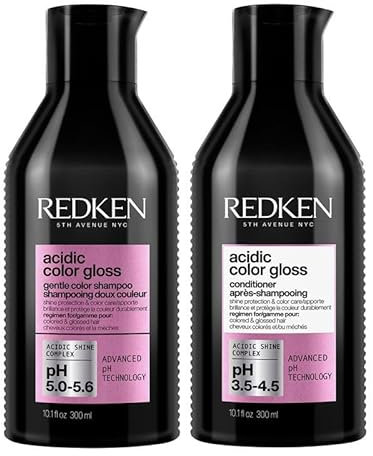 Redken DUO Acidic Color Gloss Sulphate-Free Shampoo 300ml and Acidic Color Gloss Conditioner 300ml