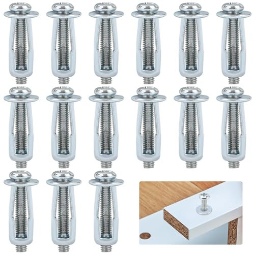 15 Stück Hohlraum Metallanker, M4*25mm Hohlraumdübel Metall Jack Nuts Petal Nuts Verzinkt Hohlwanddübel Metalldübel mit Schrauben Expansion Nuts Dübel hohlraum für Heimdekoration Befestigungen