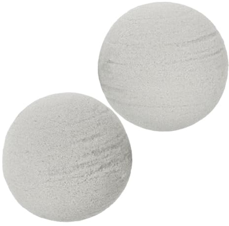 OFFSCH 2 Stück Runde Blumenschaumkugeln Trockener Schaum Grün Für Hochzeit Party Dekoration Florist Werkzeug 8,9 Cm