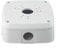 Waterproof IP68 CCTV Camera Bracket Junction Box Aluminum Alloy Ceiling-Mounted Cable Protection White 13x13x5.2cm