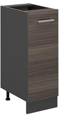 Vicco Apothekerschrank R-Line, Medizinschrank für die Küche, Edelgrau, 30 cm ohne Arbeitsplatte