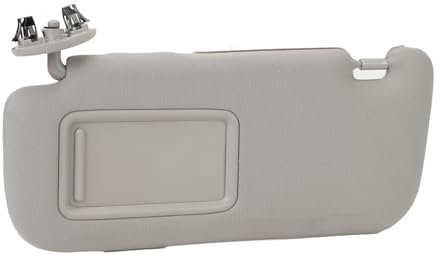 JidddD para Mercedes C-Class Benz W203 A2038102110 Parasol para Coche con Espejo cosmético Parasol para Coche con Espejo,Visera Solar,A Gray (a Pair)