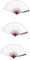 Ciieeo 3 Pièces ventilateur lumineux plumeau ventilateurs pliants décoratifs ventilateurs vierges rechargeable éventail light boite accessoires rave pour femmes fan de scène Papier