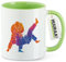 Huuraa Tasse Judo Tasse à café cadeau verte 330 ml Judo souvenirs