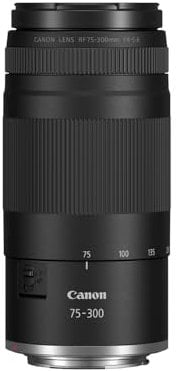 Canon RF 75-300mm F4-5.6 | Obiettivo Zoom Teleobiettivo per Fotografia Sportiva e di Fauna Selvatica | Con Motore di Autofocus e Rivestimento Super Spectra | Compatibile con Fotocamere Canon EOS R