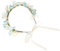 Healvian Blumenkrone Tiara Brautkopfschmuck Frauen Blumenmädchen Stirnband Fete Kommunion Blumen Haarband Dekorationen Mit Blumenkranz Blumenkranz Für Girlande Braut Seidentuch