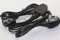 3 x 2m Mains Flex, Moulded UK Plug, Open End 0.75mm, 2 core 5A Appliance Cable