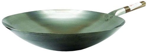 Hancock 16 (40cm) RBW16 Commercial Quality Round Based Carbon Steel Wok