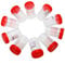PTPTRATE 10pcs 60ml Specimen Containers Sample Bottle Random Color with Lid & Printed Label（urine sample bottles）