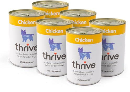 Thrive Complete Chicken Wet Dog Food – Adult – 6 x 400g Cans