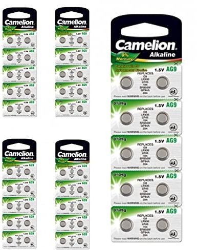 Camelion 394/380 AG9 SR936SW 60mAh 1.55V Knopfzelle - 5X Blisters