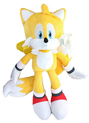 Sonic The Hedgehog Tails 17 inch Plush Backpack