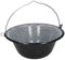 KOTARBAU® Casseruola per gulasch ungherese smaltata, 13 l, da appendere alla base a tre gambe