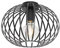 Qazqa - Design Deckenleuchte I Deckenlampe I Lampe I Leuchte schwarz 30 cm - Johanna I Wohnzimmer I Schlafzimmer - Stahl Rund - LED geeignet E27