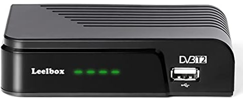 Decoder Digitale Terrestre Hevc 8 bit DVB-T2, Leelbox Ricevitore Digitale Terrestre Full HD /1080p/H.264 / Dolby/MPEG-2/4
