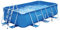 Summer Waves Piscine Tubulaire Hors-Sol Rectangulaire 4x2x1m - Pratique et Facile à Installer - Matériau PVC Laminé 3 Couches - Ligne d'eau 1m - Livrée avec Accessoires Nécessaires 10549