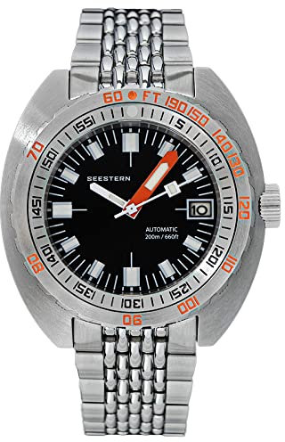 V3 DOX07 Sportuhr für Taucher, 42 mm, 300T Lumen, Datumsanzeige, 20 ATM Lünette, 200 m Sugess