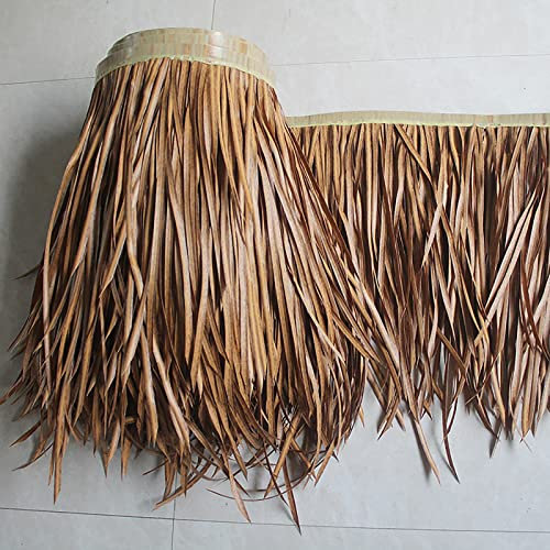 Yimihua Techo de Paja de plástico Paja de Palma Corredor de Paja de Palma azulejo de Paja de simulación Artificial Peluca ignífuga, Techo de Paja de Hierba cobertizo 0.5 * 1m(Size:3 Pieces)