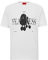 HUGO Herren Dogotino T-Shirt aus Baumwoll-Jersey mit Hunde-Print und Slogan Weiß M