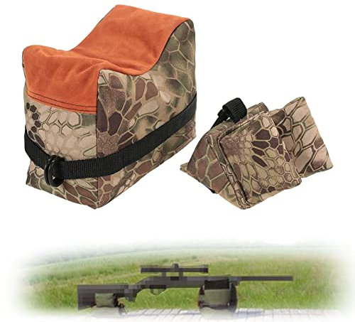 ZRHXG Ruhetaschen schießen, Sandsack schießen, Waffenlastbeutel mit vorne und hinten, ohne Polsterung for Schützen Jagd Paintball Airsoft (Color : Python Color)