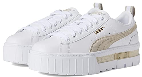 Puma - Womens Mayze LTH Shoes, Size: 10 M US, Color: Puma White/Peyote