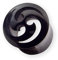 Fly Style Piercing Ohr Tunnel Plug - Ohr Piercings - Horn Tunnel - Triskele, Grösse:22 mm (Paar)