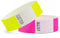 linie zwo ®, 1000 Stück Einlassbänder 19 x 254 mm, Neongelb (500 Stück) + Neonpink (500 Stück)