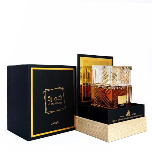 Khamrah Perfum Parfum Arabe de luxe pour homme et femme Unisexe Parfum doux, vanille, bois d'ambre 100 ml