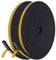 Flintronic Cinta Selladora Espuma, 1 Rollos 10M Burletes Puertas Tira de Sellado, 10mmx6mm, Espuma Burlete Adhesivo de Alta Densidad, para Anti Frío, Aislante, Ruido y Colisión(Negro)