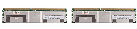 BRIUERG Lot de 2 mémoires RAM DDR2 4 Go 667 MHz PC2 5300 240 broches 1,8 V FB DIMM avec gilet de refroidissement pour mémoire RAM de bureau AMD (B)