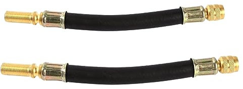 2 pezzi Estensione della Valvola per Pneumatici,Gomma Prolunghe Valvola,Valvola Flessibile per Pneumatici,Prolunghe Valvola,prolunga Flessibile per valvole Pneumatici, Autobus, Camion, Transit