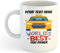 World Best Taxi Driver - Personalised Custom White Coffee/Tea 11oz Ceramic Mug - Add Any Text