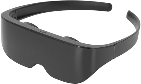 AR-Brille, WiFi 3D 4K Ultra HD Tragbare Smart-Brille, Einstellbarer Augenabstand und Brennweite, Videoanzeigebrille, 32 GB Speicher, Virtual-Reality-Brille für Theater