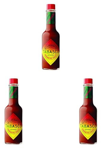 Tabasco Habanero - Salsa Picante Sabor Fuerte, Elaborada Con Chiles Habaneros, Ideal Para Dar Un Toque Atrevido A La Cocina, 60 ml (Paquete de 3)