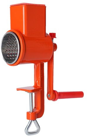 Nut Grinder - Hand Nut Mill, Stainless Steel - Nut Shredder | Manual Tip Mill, Hand Rotary Nut Mill, Seed Spike Pepper Grain Corn Wheat Mill for Home Kitchen