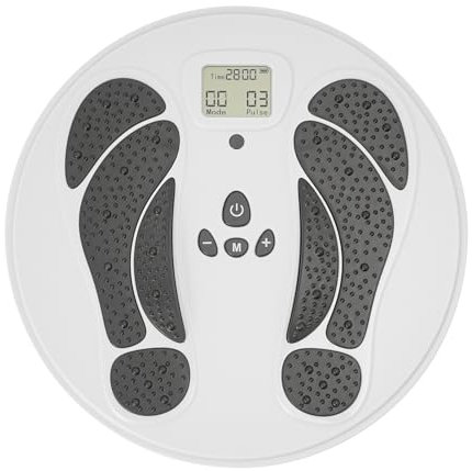 Fussmassagegerät Elektrisch, Durchblutungs-Stimulator Füße mit Fernbedienung, 10 optionalen Modi und 50 Intensitätsstufen, für Neuropathie