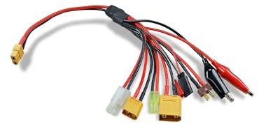 Carson 500906307 Multi-Ladekabel 8 in 1, XT60 - RC Zubehör, Modellbauzubehör, Zubehör für ferngesteuerte Modelle, RC Ladekabel