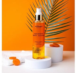 Huile Carotte - Glutathion - Glow & Anti-Taches Pigmentaires | Huile de Carotte, Glutathion, Arbutine, Acide Kojic - 200ml