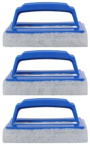 YHAILI Poolschrubber, 3 Stück, Handbürste, für effiziente Schwimmbadstufen, Ecken und Duschfliesen