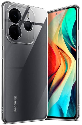 moex für Redmi Note 14 (4G) Hülle Durchsichtig, Silikon Handyhülle Transparent, Clear Case Ultra Slim, Backcover Schutzhülle Dünn, Silikonhülle Minimalistisch, Aero Case, Klar