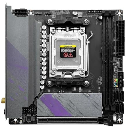 scheda madre La scheda madre Fit For JGINYUE AM5 supporta i processori CPU della serie Ryzen 7000, memoria RAM a doppio canale DDR5 ITX B650i Night Devil