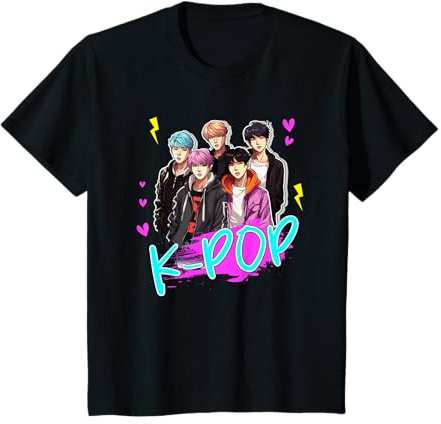 K Pop Boy Band Maglietta