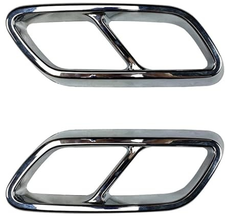 Auto Diffusor Auspuffblende Auspuffblenden Für Mercedes-Benz Für W206 C200 C260 C300 Ab 2022(Chrome)