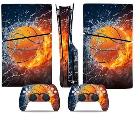 Pelle Decalcomania Per PS5 Slim Skin Disc Edition Console E Controller Vinyl Cover Skins Wraps Resistente Ai Graffi Compatibile No Shrinkage Forte Adesione 50512 Avvolgimento Della Pelle