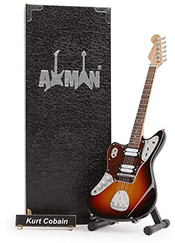 Kurt Cobain - Miniatur-Gitarren-Replik – Musikgeschenke – handgefertigte Verzierung