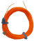 Aventik Forellenfliegenschnur, Gewicht nach vorne, schwimmende Fliegenschnur mit freiliegender Schlaufe, einfache Schnur, ID, Orange, 4 F