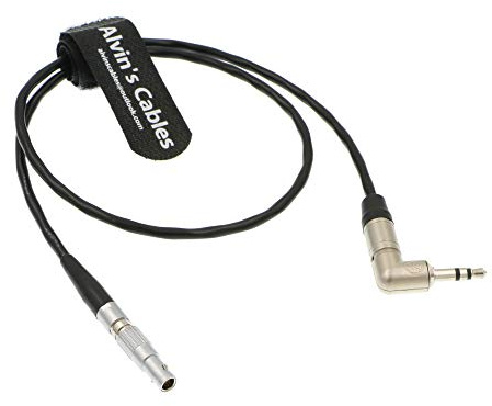 Alvin's Cables Easync Sync Time Code Kabel für RED Epic 4 Pin Stecker auf 3,5mm TRS 51CM