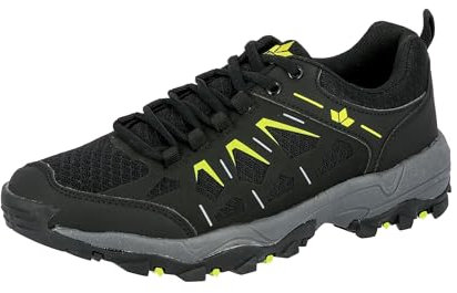 Lico Unisex Sierra Trekking-& Wanderhalbschuhe, Schwarz Lemon, 37 EU