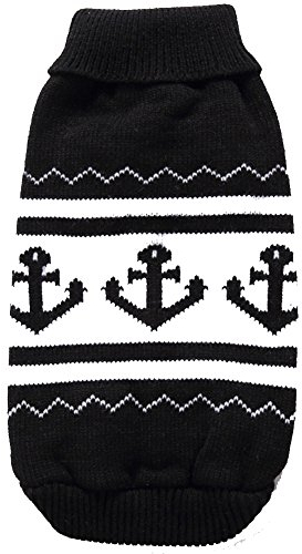 YZBear Hundebekleidung Hundemantel Hundejacke Anker Hundepullover Warm Winter für kleine und große Hund